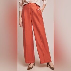 Anthropologie Wide-Leg High-Waist Pants
